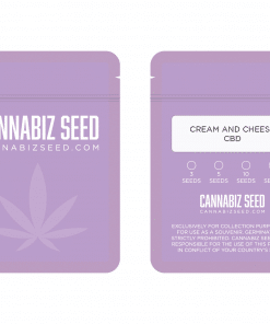 Cream and Cheese CBD Seeds Packaging