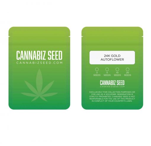 24k Gold Autoflower Packaging