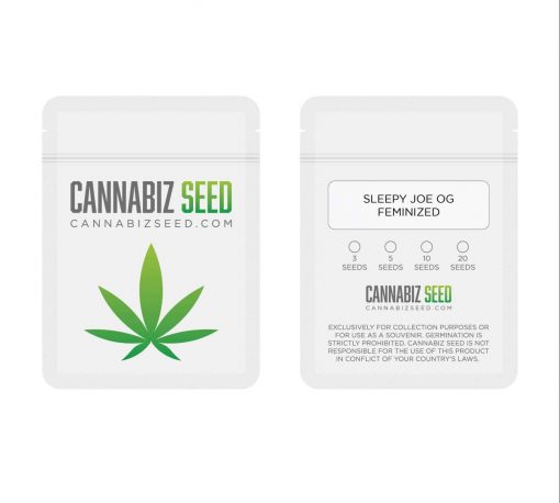 Sleepy Joe OG Feminized Seeds Packaging