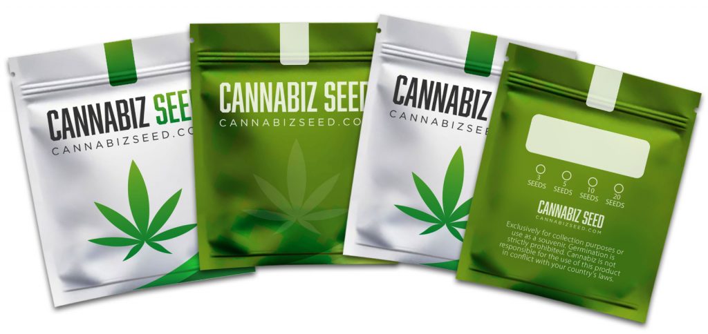 Cannabiz Seed Packaging of Products