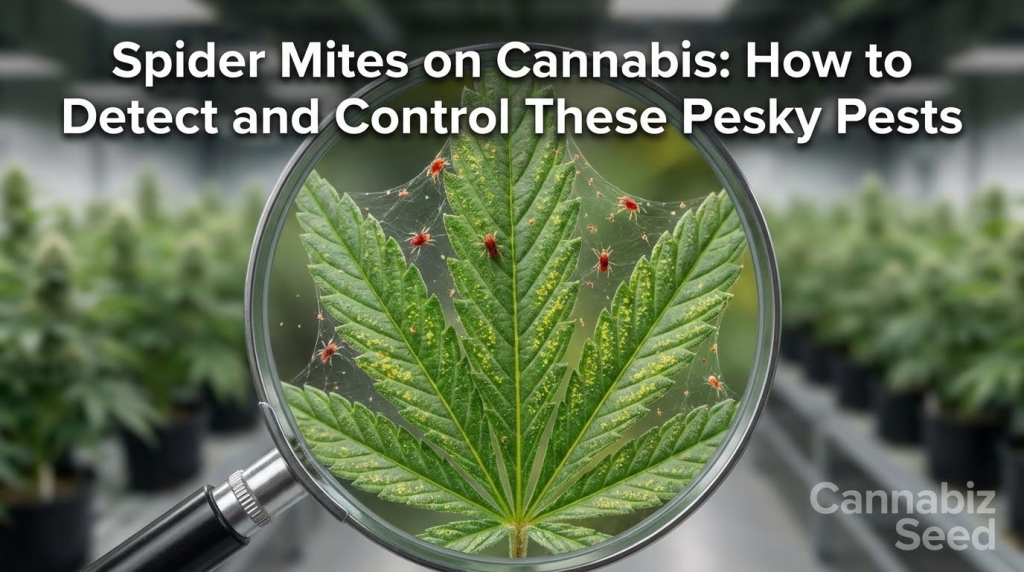 Ácaros araña en el cannabis: cómo detectar y controlar estas molestas plagas