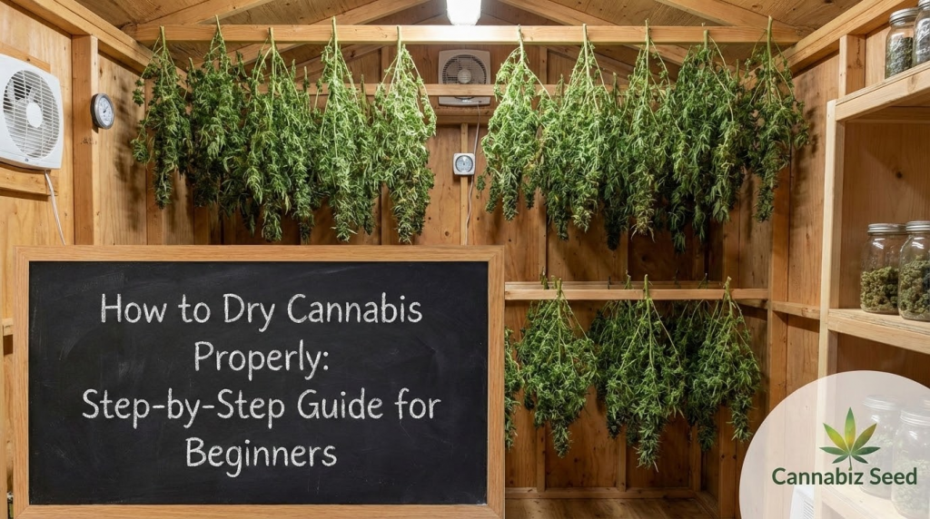 How to Dry Cannabis Properly: Step-by-Step Guide for Beginners | Cannabiz Seed How to Dry Cannabis Properly: Step-by-Step Guide for Beginners