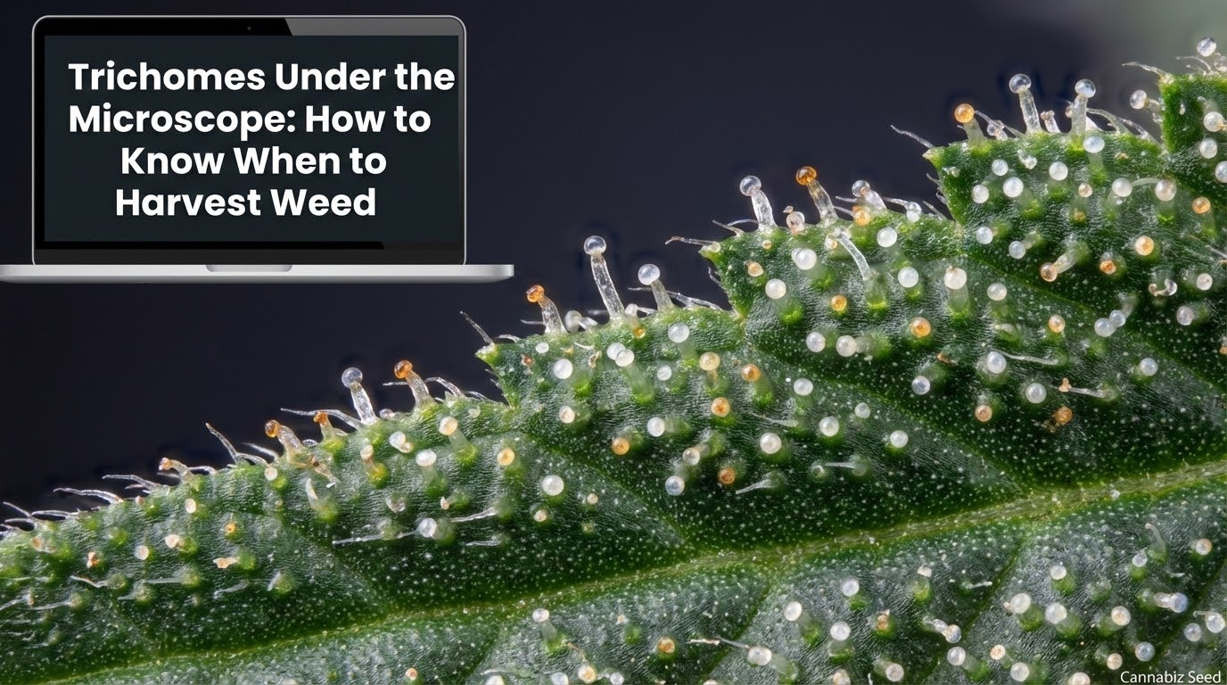 Les trichomes au microscope : Comment savoir quand récolter les mauvaises herbes