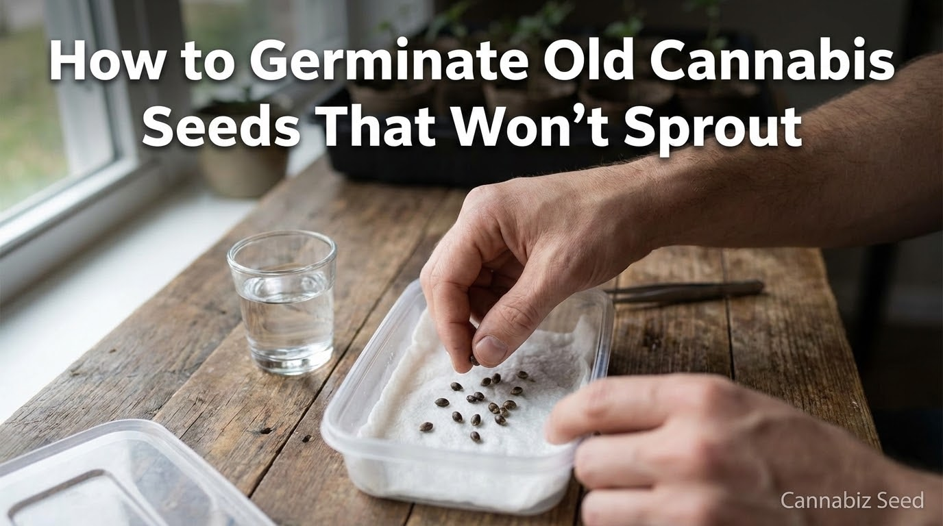 Jak kiełkować stare nasiona konopi, które nie chcą kiełkować?