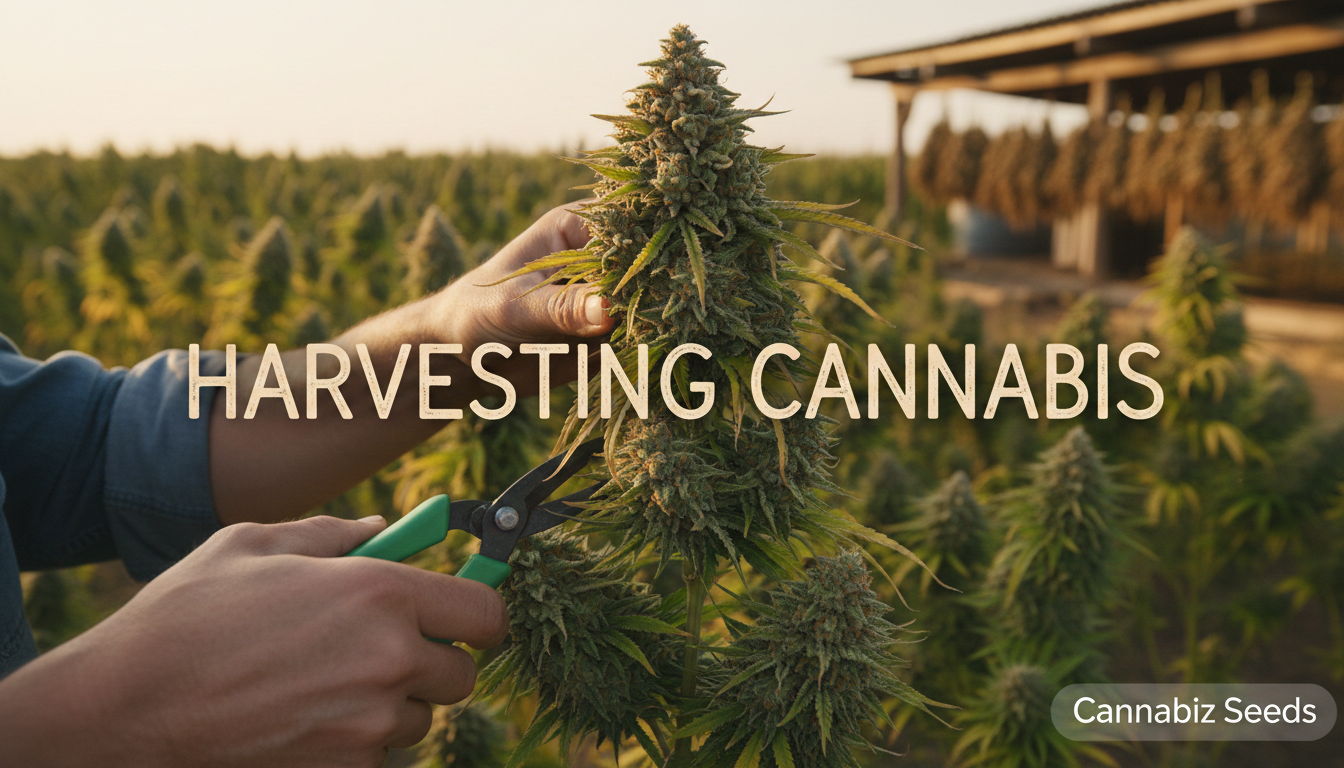 La récolte du cannabis