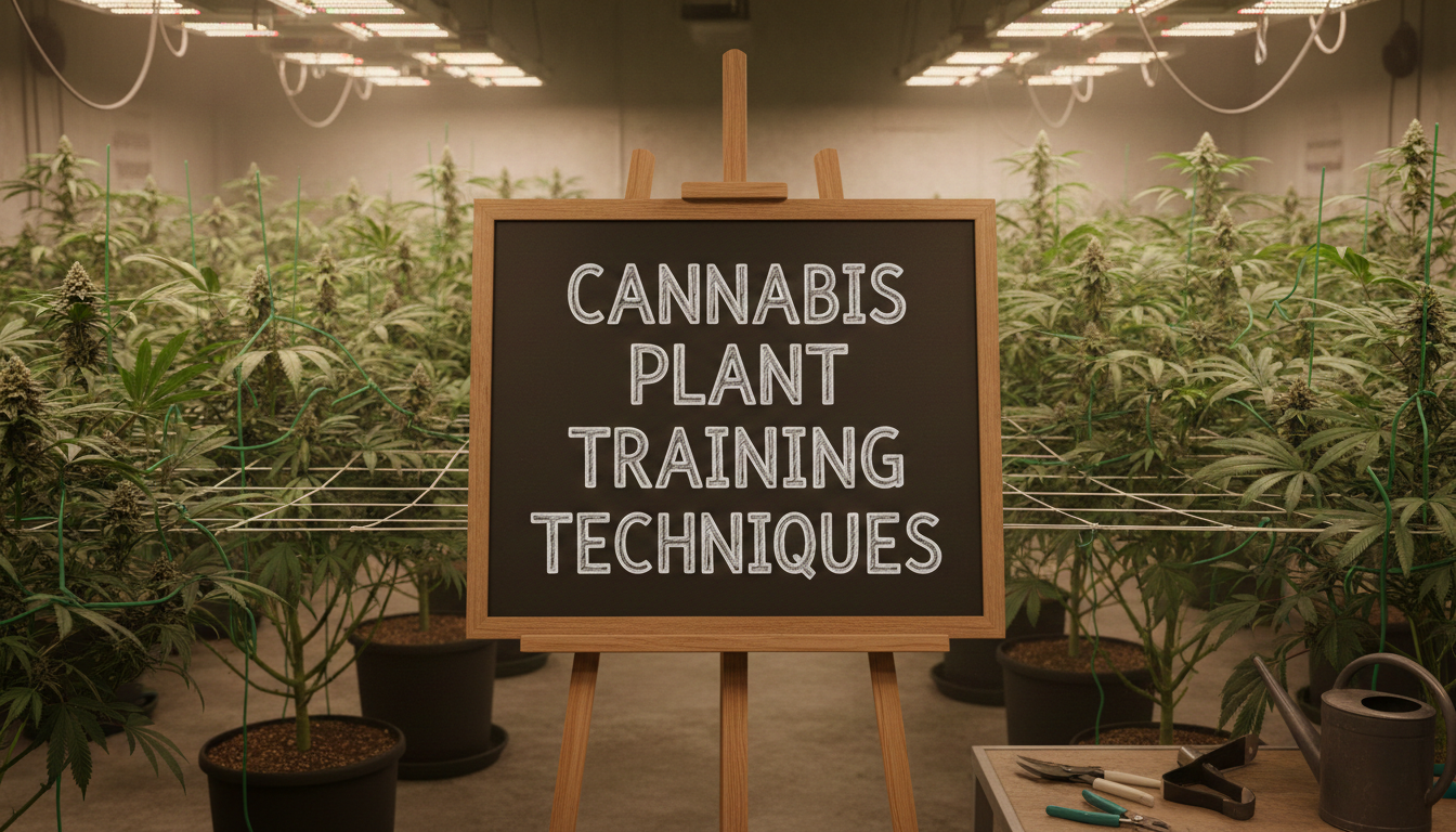 Techniques de formation des plants de cannabis